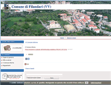 Tablet Screenshot of comune.filandari.vv.it